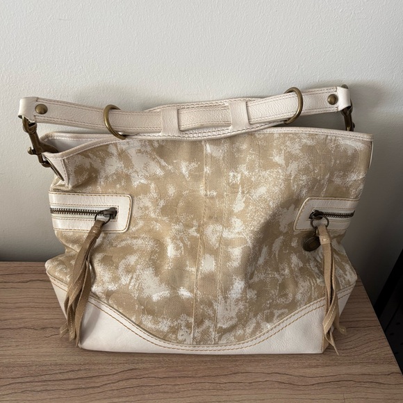 Coach Y2K vintage Hobo Shoulder bag 10010 brass coin fringe - Picture 9 of 13